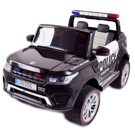 JEEP POLICJA 4X4 Z  AMORTYZATORAMI, PILOT,  REDUKTOR/ XMX-601-1