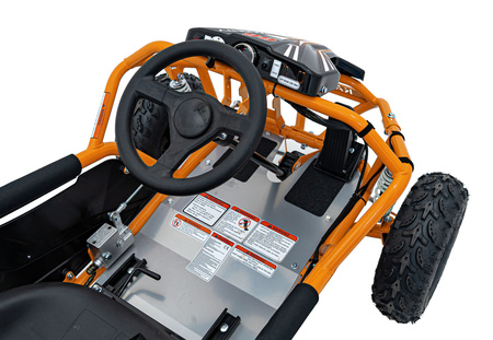 Pojazd Gokart Elektryczny MAIGHTY Pomarańczowy
