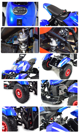 MEGA WIELKI QUAD, METALOWA KONSTRUKCJA, AMORTYZATORY, POMPOWANE KOŁA, LAKIER,GAZ W  MANETCE, MIĘKKIE SIEDZENIE/6688