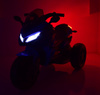 MEGA MOTOR 3 KOŁOWY - MIĘKKIE KOŁA EVA, MIĘKKIE PIKOWANE SIEDZENIE/HS-5188