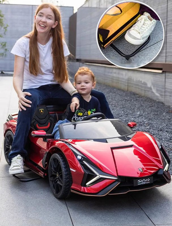 ORYGINALNE LAMBORGHINI SIAN NA AKUMULATOR,  WERSJA Z MIEJSCEM DLA RODZICA/QLS6988