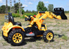 MOCNY TRAKTOR Z ŁYŻKĄ KINGDOM 12V  DWIE PRĘDKOŚCI/JS328A
