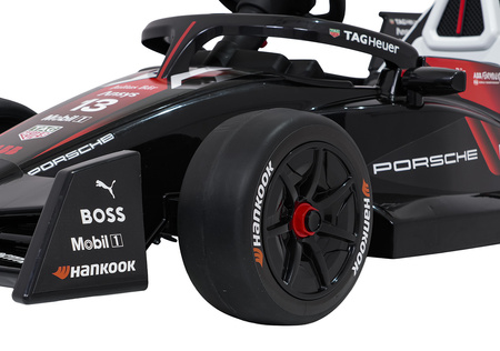 Pojazd Bolid Formuły E Porsche Czerwony