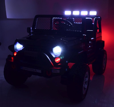 WIELKI DZIP 4X4  ROUGH SPEED, FUNKCJA BUJANIA, WALIZKA, MIĘKKIE KOŁA/XMX-617