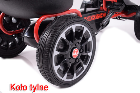 WIELKI LICENCJONOWANY  GOKART  FIAT ABARTH KOŁA EVA JAKOŚĆ /PB9388A