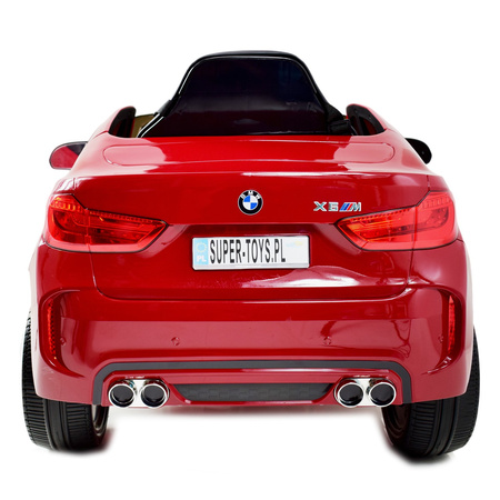 ORYGINALNE BMW X6M   W NAJLEPSZEJ WERSJI, MIĘKKIE SIEDZENIE, PILOT 2.4 GHZ, LAKIER/ 2199