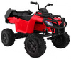 Quad XL ATV 2,4GHz na akumulator dla dzieci Czerwony + Pilot + Napęd 4x4 + Bagażnik + Wolny Start + EVA + Audio LED