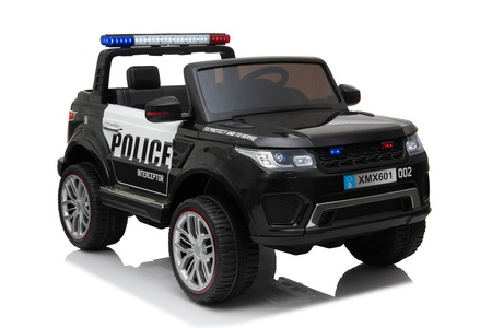 JEEP POLICJA 4X4 Z  AMORTYZATORAMI, PILOT,  REDUKTOR/ XMX-601-1