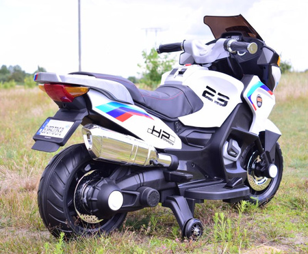 MEGA MOTOR Z GAZEM W RĄCZCE, HAMULCEM, KOŁA EVA/XMX609