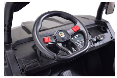 BUGGY 6 KOŁOWY DLA 2 DZIECI, ELEKTRYCZNA WYWROTKA, MIĘKKIE KOŁA, MIĘKKIE SIEDZENIE, 400 WAT/XMX623B