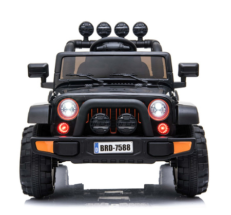 MEGA JEEP  FULLTIME, NAPĘD 4X4,  1X12V ,WOLNY START/ MIĘKKIE KOŁA,  EXCLUSIVE/7588