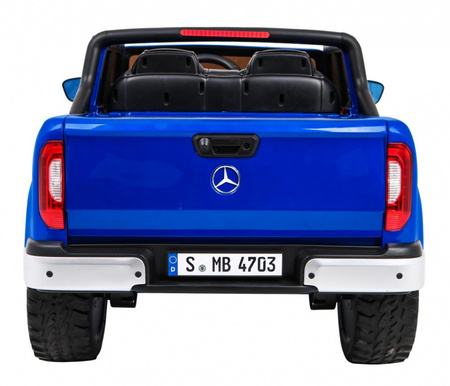 Mercedes Benz X-Class dla dzieci Lakier Niebieski Pickup 4x4