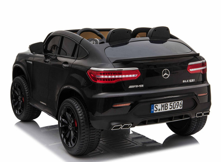 MERCEDES GLC 63S LICENCJA, 4X4, 2x12V, MIĘKKIE KOŁA EVA, MIĘKKIE SIEDZENIE, WALIZKA, FULL OPCJA/XMX608