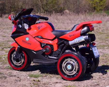 DUŻY MOTOR ŚCIGACZ  STRONG 2 EXCLUSIVE, ŚWIECĄCE KOŁA/DLX518