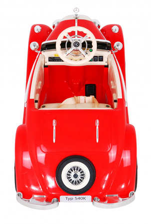 Mercedes Benz Retro 540A dla dzieci Czerwony