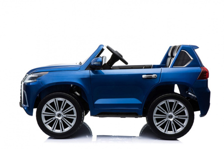 Lexus LX570 Lakierowane Autko dla 2 dzieci Niebieski  SUV + Pilot