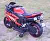 WIELKI MOTOR NA AKUMULATOR  -  GAZ W MANETCE, HAMULEC, ŚWIECĄCE KOŁA - SUPER JAKOSĆ/SD-R6