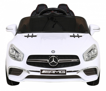 Mercedes Benz AMG SL65 S elektryczny dla dzieci Biały + Pilot