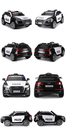 AUDI Q5 POLICJA , MIĘKKIE KOŁA, MIĘKKIE SIEDZENIE, RADIO FM, BLUETOOTH -  PEŁNA OPCJA/S305