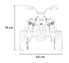 Quad Maverick ATV Czerwony