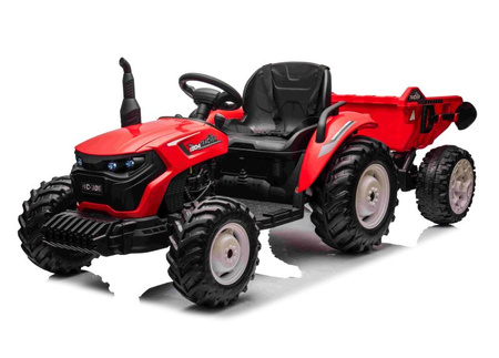OLBRZYMI TRAKTOR 24 V Z PRZYCZEPĄ I ELEKTRYCZNIE PODNOSZONYM KIPREM SUPER JAKOŚĆ/HC306