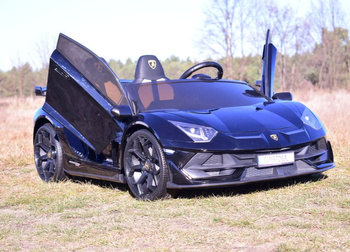 LICENCJONOWANY LAMBORGHINI AVENTADOR SVJ DLA 2 DZIECI FUNKCJA DRIFTU - LAKIER SUPER JAKOŚĆ, MIĘKKIE SIEDZENIE, MIĘKKIE KOŁA/SX2028