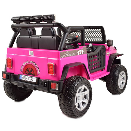 WIELKI DZIP 4X4  ROUGH SPEED, FUNKCJA BUJANIA, WALIZKA, RADIO FM, MIĘKKIE KOŁA/XMX-617