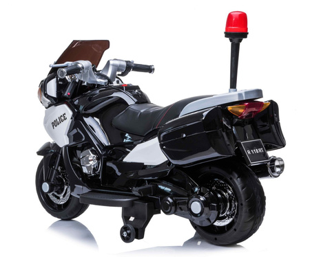 NAJWIĘKSZY SUPER SZYBKI MOTOR  ŚCIGACZ POLICYJNY 118, MIĘKKIE KOŁA, MIĘKKIE SIEDZENIE, GAZ W RĄCZCE, HAMULEC /HZB118