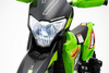 Motorek Cross dla dzieci Pojazd na akumulator Zielony + Pomocnicze kółka + Dźwięki LED