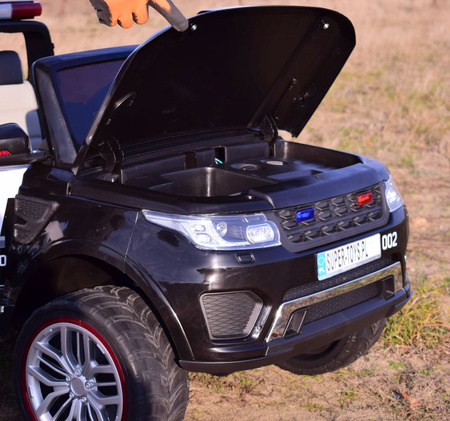 JEEP POLICJA 4X4 Z  AMORTYZATORAMI, PILOT,  REDUKTOR/ XMX-601-1