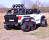 MEGA JEEP  WORKS SIX 4X4, 2 X 12V  MĘKKIE KOŁA, MIĘKKIE SIEDZENIE/JC003