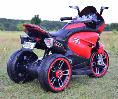 SUPER MOTOR 3 KOŁOWY PROMOTO, MIĘKKIE SIEDZENIE, OŚWIETLENIE/LT618
