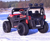 MEGA BUGGY RZR TURBO 12 V,4X4 180 W MEGA MOC, PILOT, MIĘKKIE SIEDZENIE, MIĘKKIE KOŁA, FUNKCJA BUJANIA, KLUCZYK /HC301