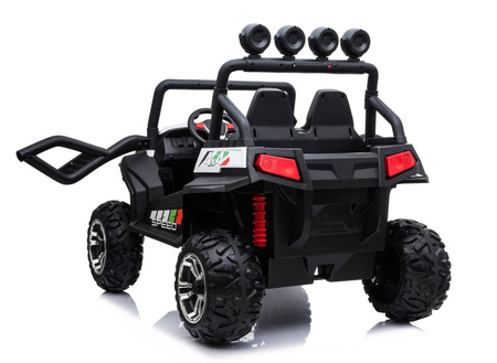 MEGA BUGGY 4X4  2x12V SPEED NEW DLA 2 DZIECI, MĘKKIE KOŁA, MIĘKKIE SIEDZENIA/S2588