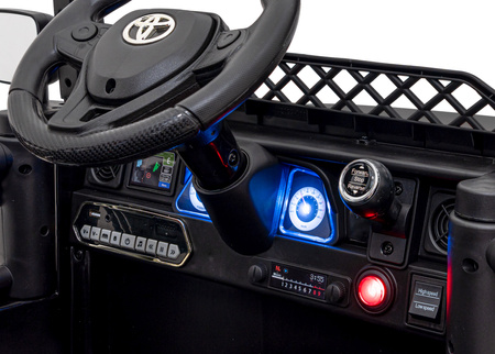 Toyota FJ Cruiser dla dzieci Czarna terenówka + Pilot