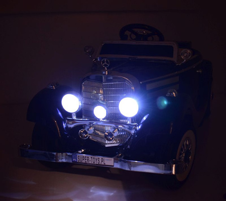 MERCEDES  RETRO TYP 540K DLA DZIECKA I DLA RODZICA, MIĘKKIE KOŁA EVA, MIĘKKIE SIEDZENIE,  FULL OPCJA/A200