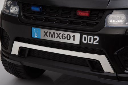 JEEP POLICJA 4X4 Z  AMORTYZATORAMI, PILOT,  REDUKTOR/ XMX-601-1