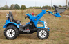 MOCNY TRAKTOR Z ŁYŻKĄ KINGDOM 12V  DWIE PRĘDKOŚCI/JS328A