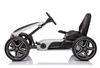 GOKART NA PEDAŁY LICENCJA MERCEDESA KOŁA EVA, MIĘKKIE SIEDZENIE Z LOGIEM MB JAKOŚĆ /XMX610