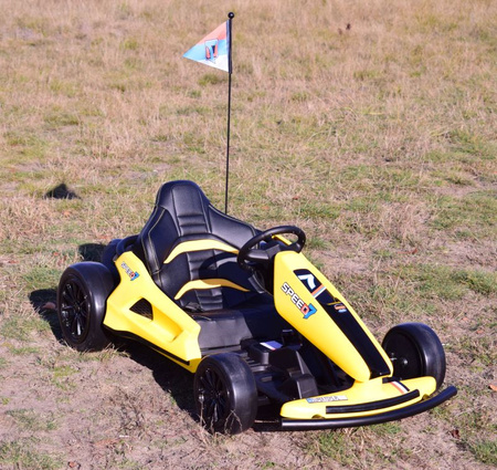 SZYBKI  GOKART SPEED 7  NA AKUMULATOR 12 V, HAMULEC SUPER MOC/A035-555P