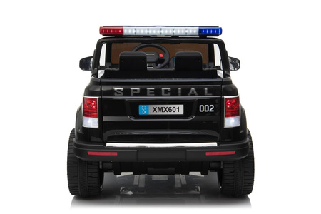 JEEP POLICJA 4X4 Z  AMORTYZATORAMI, PILOT,  REDUKTOR/ XMX-601-1