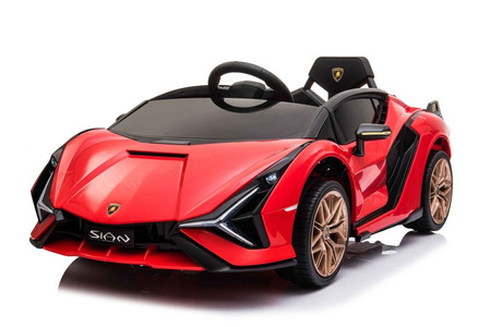 ORYGINALNE LAMBORGHINI SIAN, MIĘKKIE KOŁA, MIĘKKIE SIEDZENIE,  FUNKCJA BUJANIA - FULL OPCJA /QLS6388