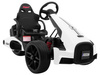 Gokart na akumulator Bolid XR-1 dla dzieci Biały + Regulowana kierownica + Profilowane siedzenie