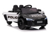 Audi R8 Policja na akumulator dla dzieci + Pilot + EVA + Wolny Start + MP3 LED
