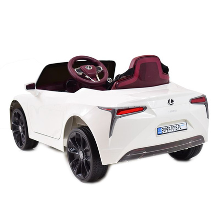 ORYGINALNY LEXUS LC500 NA NAJLEPSZEJ WERSJI, MIĘKKIE KOŁA, MIĘKKIE SIEDZENIE/JE1618