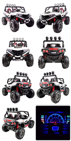 MEGA AUTO BUGGY SPORTS 4X4 , METALOWE AMORTYZATORY, FUNKCJA BUJANIA, PODŚWIETLANA MASKA. LICZNIKI,  FULL OPCJA /CL908
