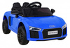 Audi R8 na akumulator dla dzieci Niebieski + Pilot + EVA + Wolny Start + MP3 LED