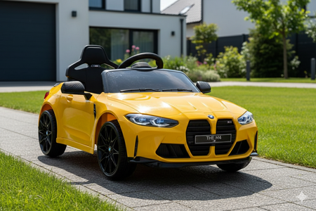 Auto Na Akumulator Bmw M4 Zółte