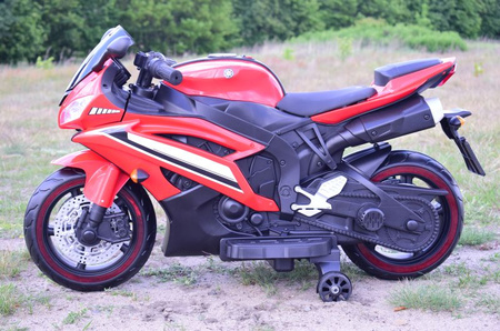 WIELKI MOTOR NA AKUMULATOR  -  GAZ W MANETCE, HAMULEC, ŚWIECĄCE KOŁA - SUPER JAKOSĆ/SD-R6