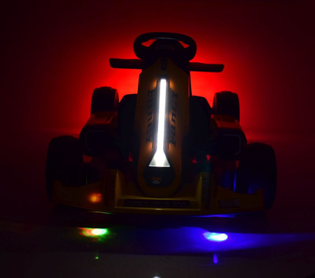 SZYBKI GOKART FANCY NA AKUMULATOR 12V, REGULOWANA  - ROZSUWANA RAMA,  SUPER ZABAWA\BDQ-8